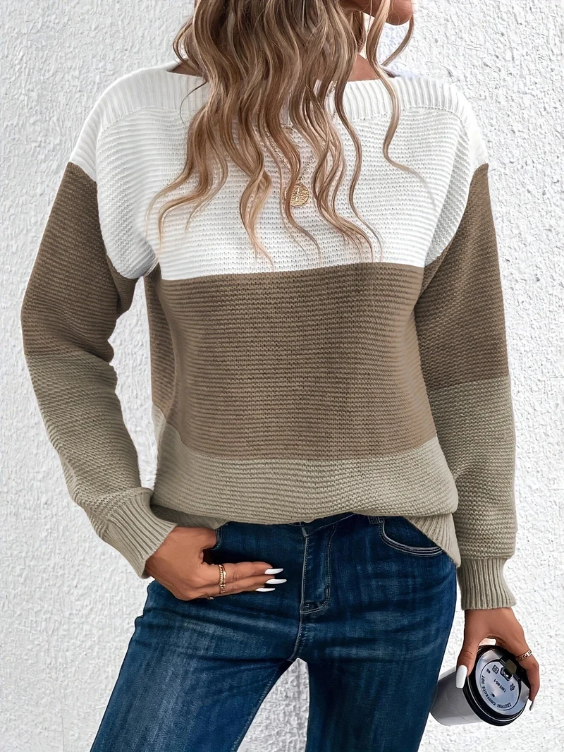 Lena | Stilvoller Damen Strickpullover mit langen Ärmeln