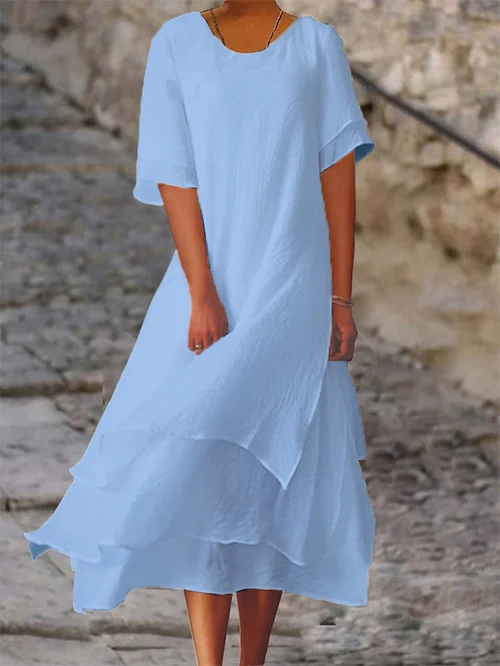 Jessica | Leichtes Kleid mit Kurzarm