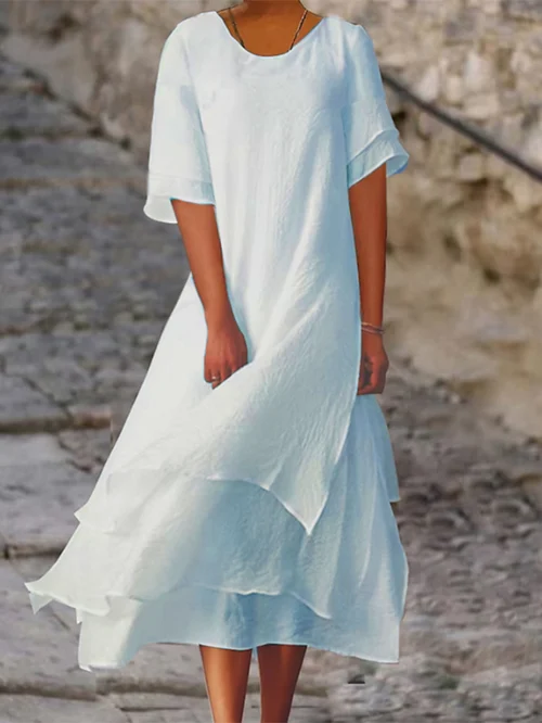 Jessica | Leichtes Kleid mit Kurzarm
