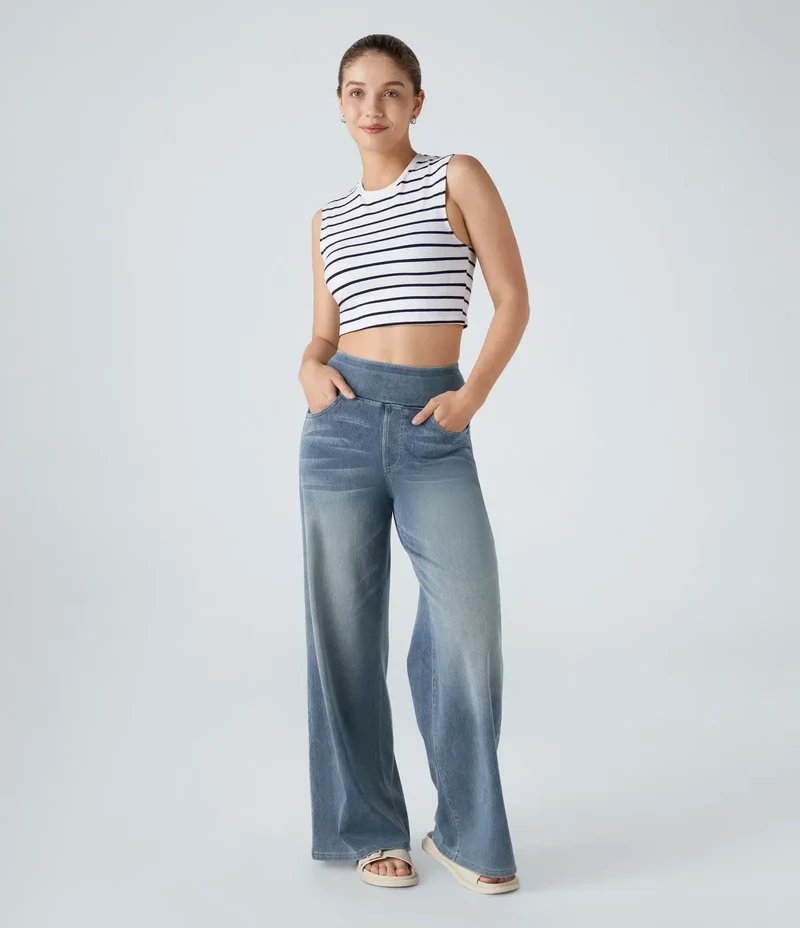 Vira | Damen Elastische Hose Zeitlos Komfort Elegant