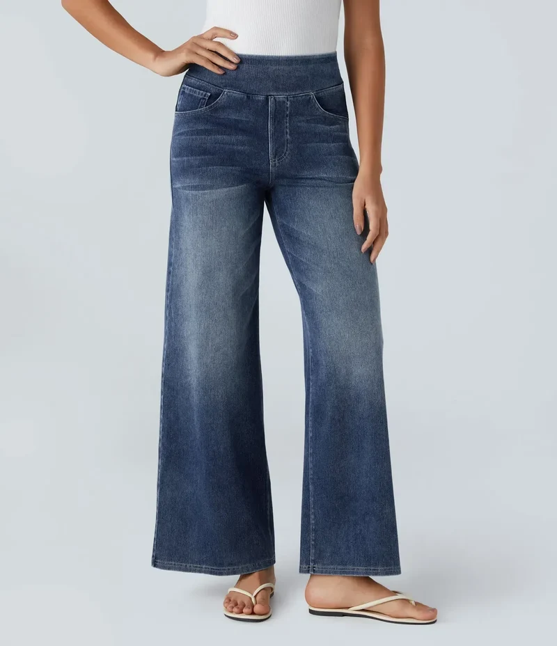 Vira | Damen Elastische Hose Zeitlos Komfort Elegant