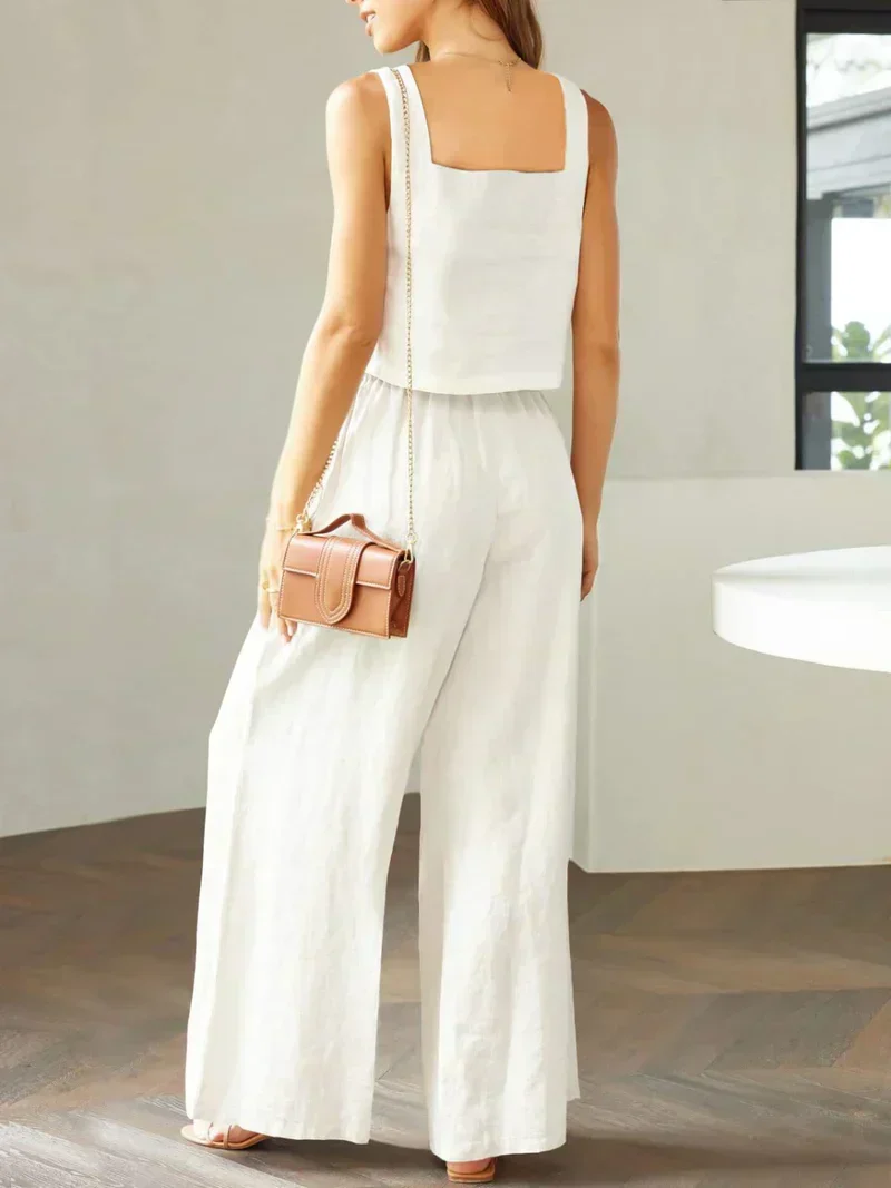 Scarlett | Damen Set Top Hose Koordiniert Elegant Modern
