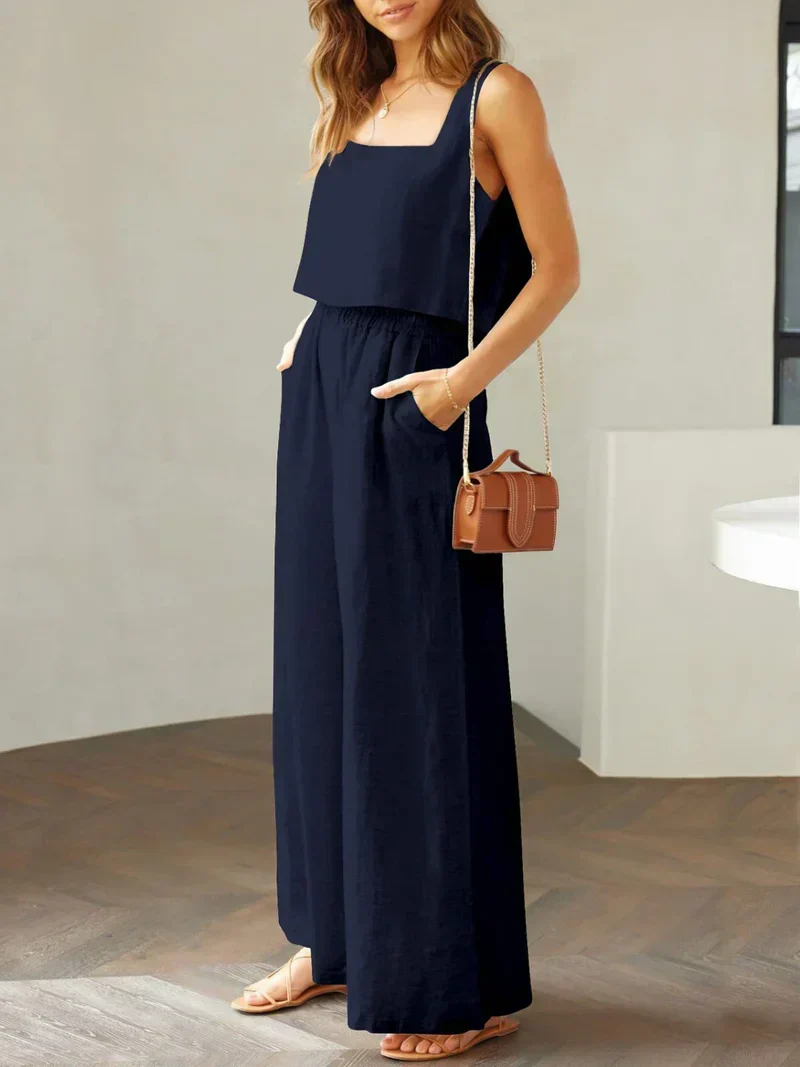 Scarlett | Damen Set Top Hose Koordiniert Elegant Modern