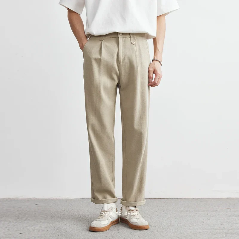 Osaka | Damen Hose Strukturiert Elegant Fließend Modern