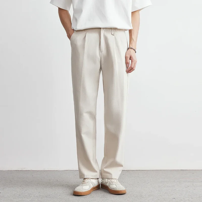 Osaka | Damen Hose Strukturiert Elegant Fließend Modern