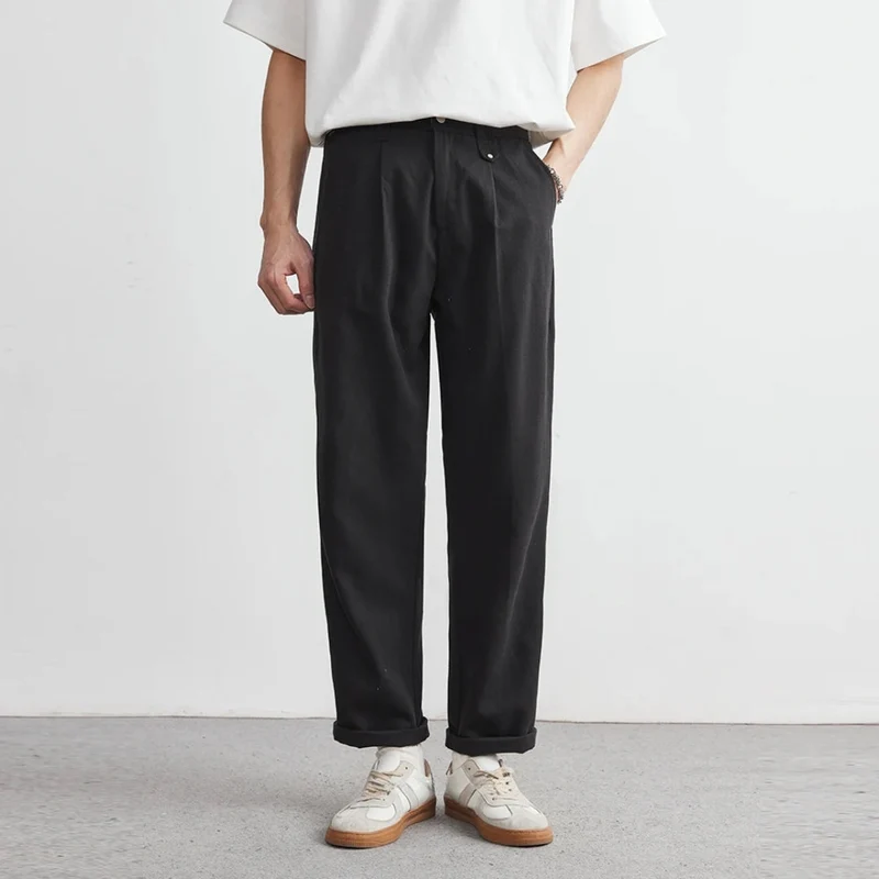 Osaka | Damen Hose Strukturiert Elegant Fließend Modern