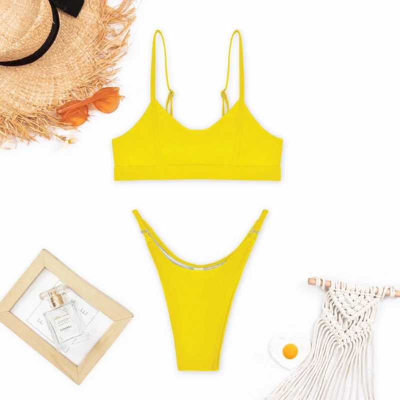 Rita | Damen Sommerbikini Hochgeschnitten Modern
