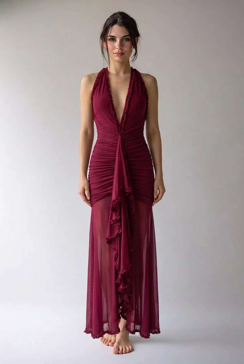 Nikolina | Damen Abendkleid Festlich Elegant Glamourös