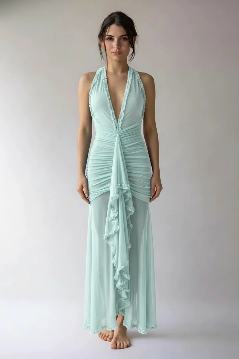 Nikolina | Damen Abendkleid Festlich Elegant Glamourös