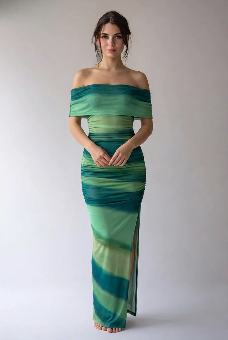 Teodora | Damen Midikleid Elegant Feminin Zeitlos Modern