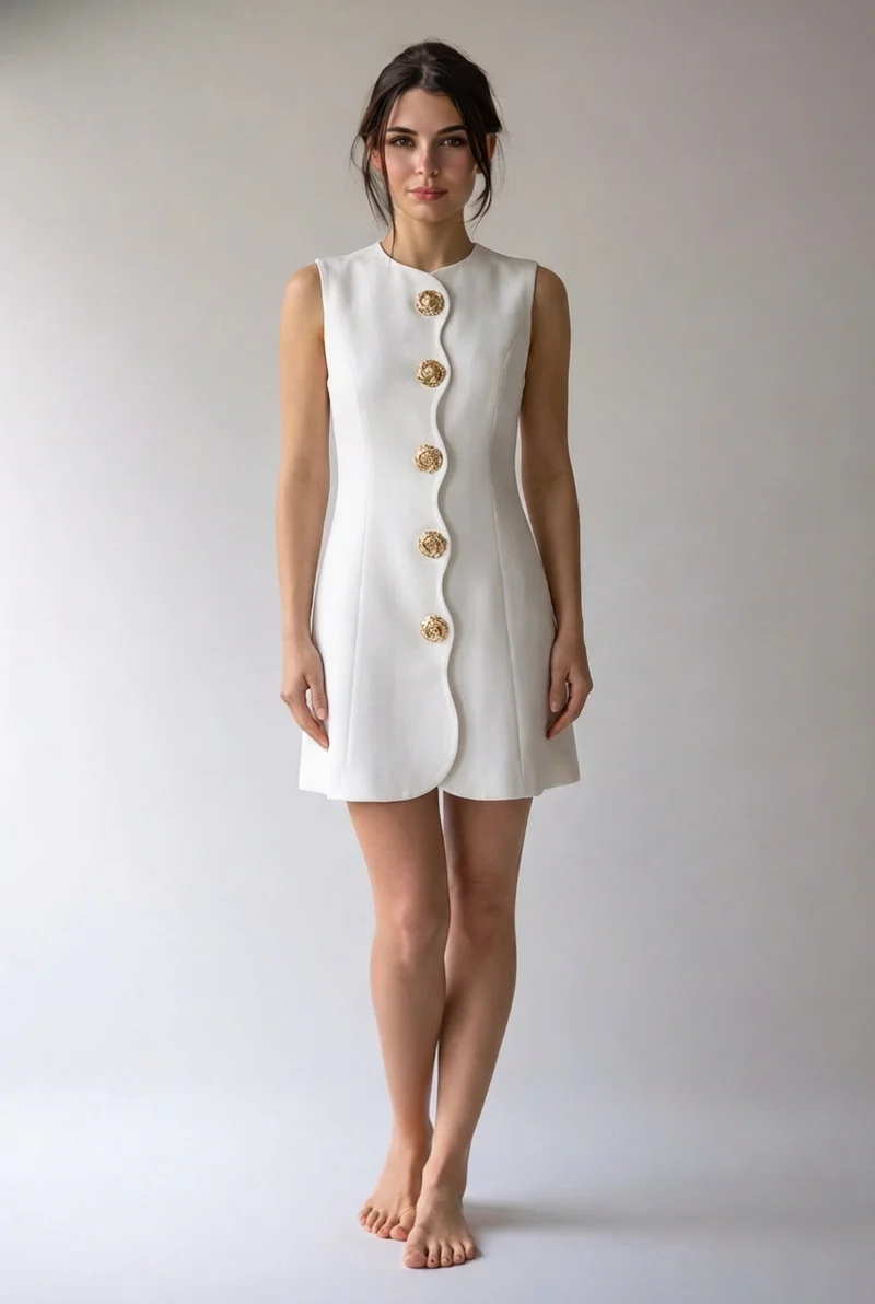 Daria | Damen Minikleid Feminin Urban Modern Sommer