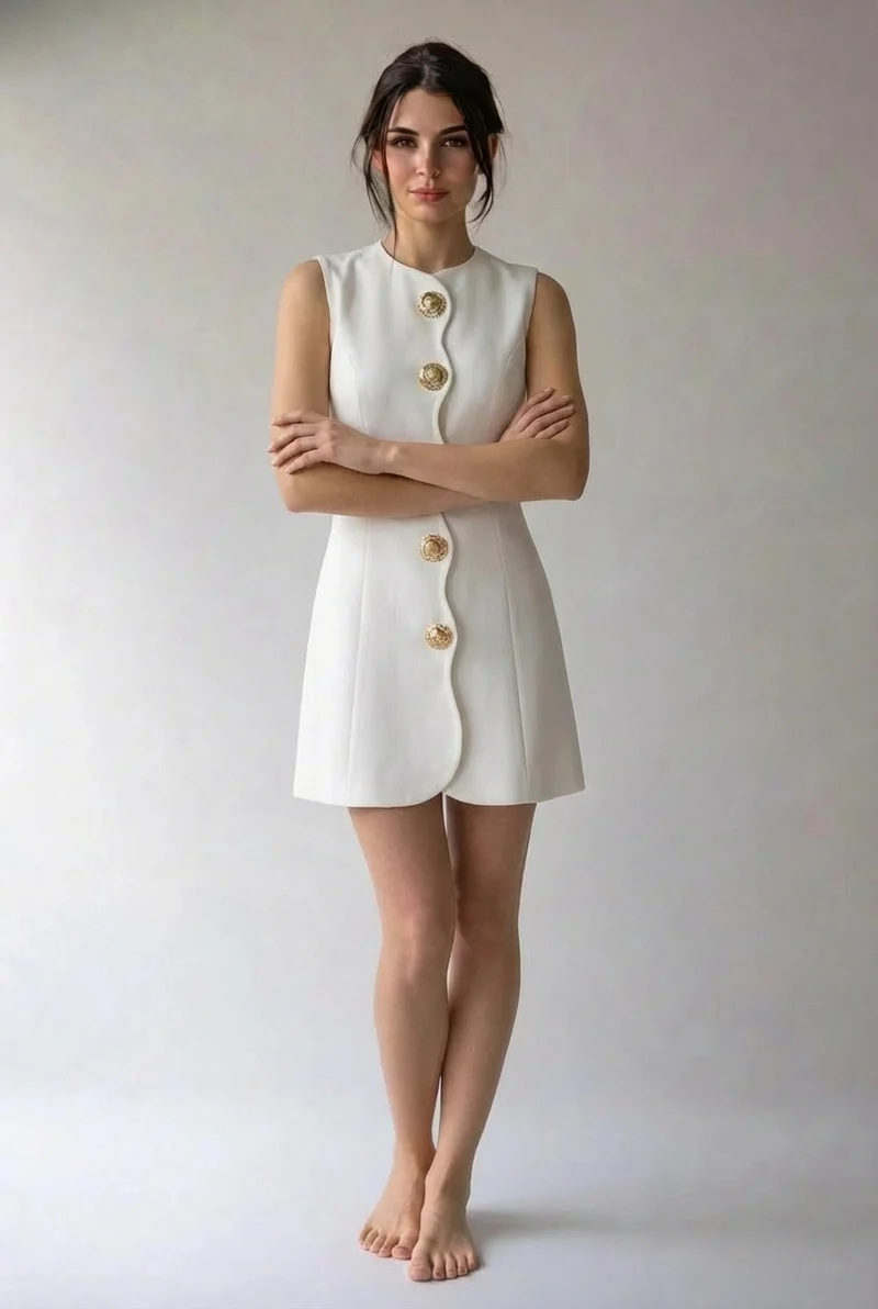Daria | Damen Minikleid Feminin Urban Modern Sommer