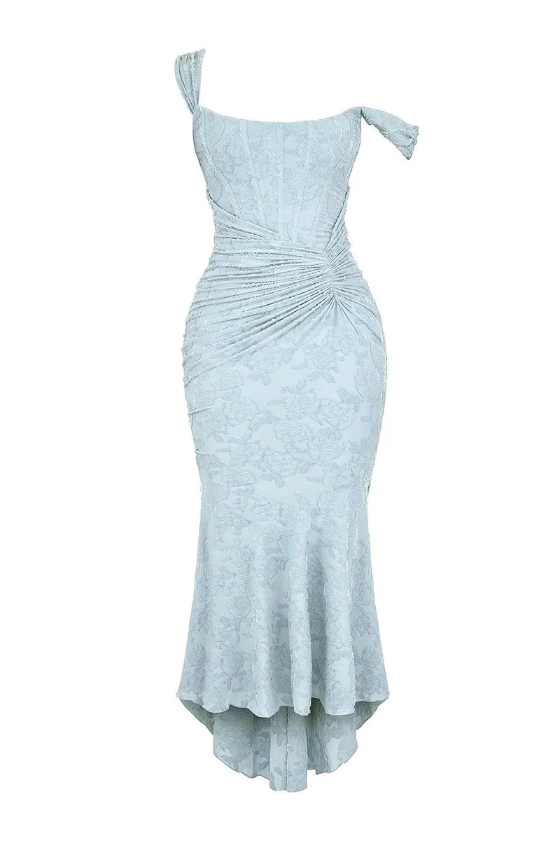 Damen-Maxikleid mit Blumenmuster, ärmellos