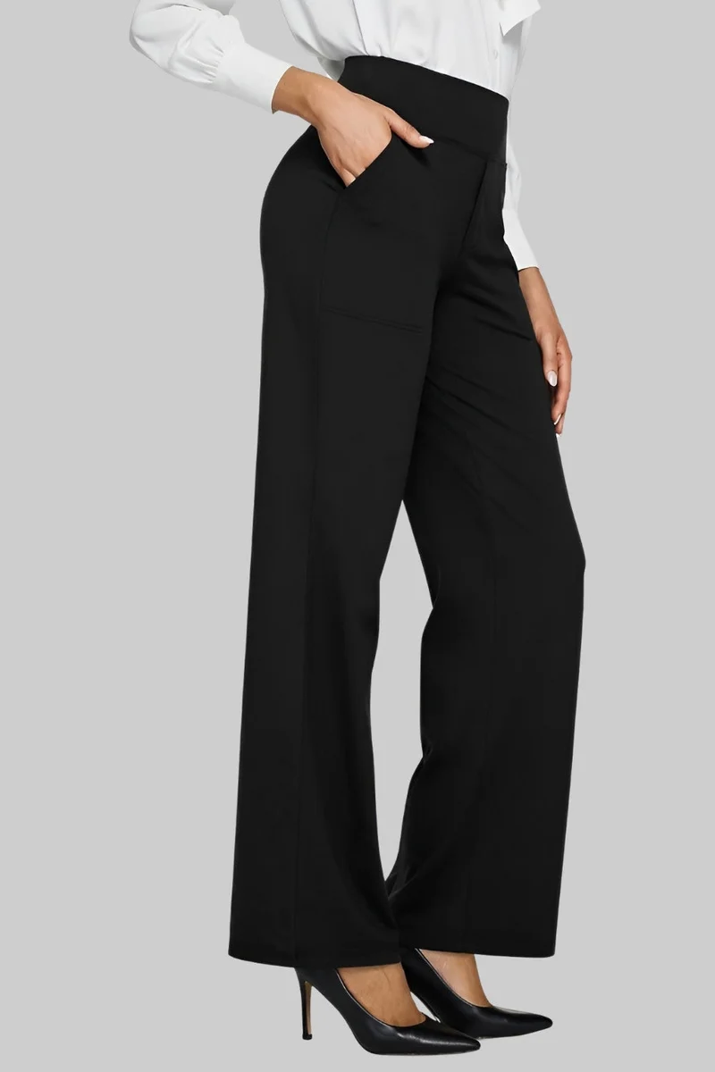 Calista | Damen Weit-Leg Hosen für Freizeit
