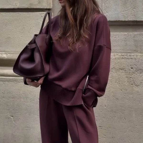 Midi-Kleid aus Leinenmischgewebe für Damen