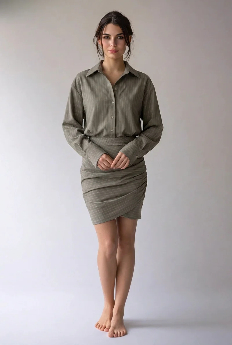 Marija | Damen Kleid Elegant Feminin Modern Zeitlos