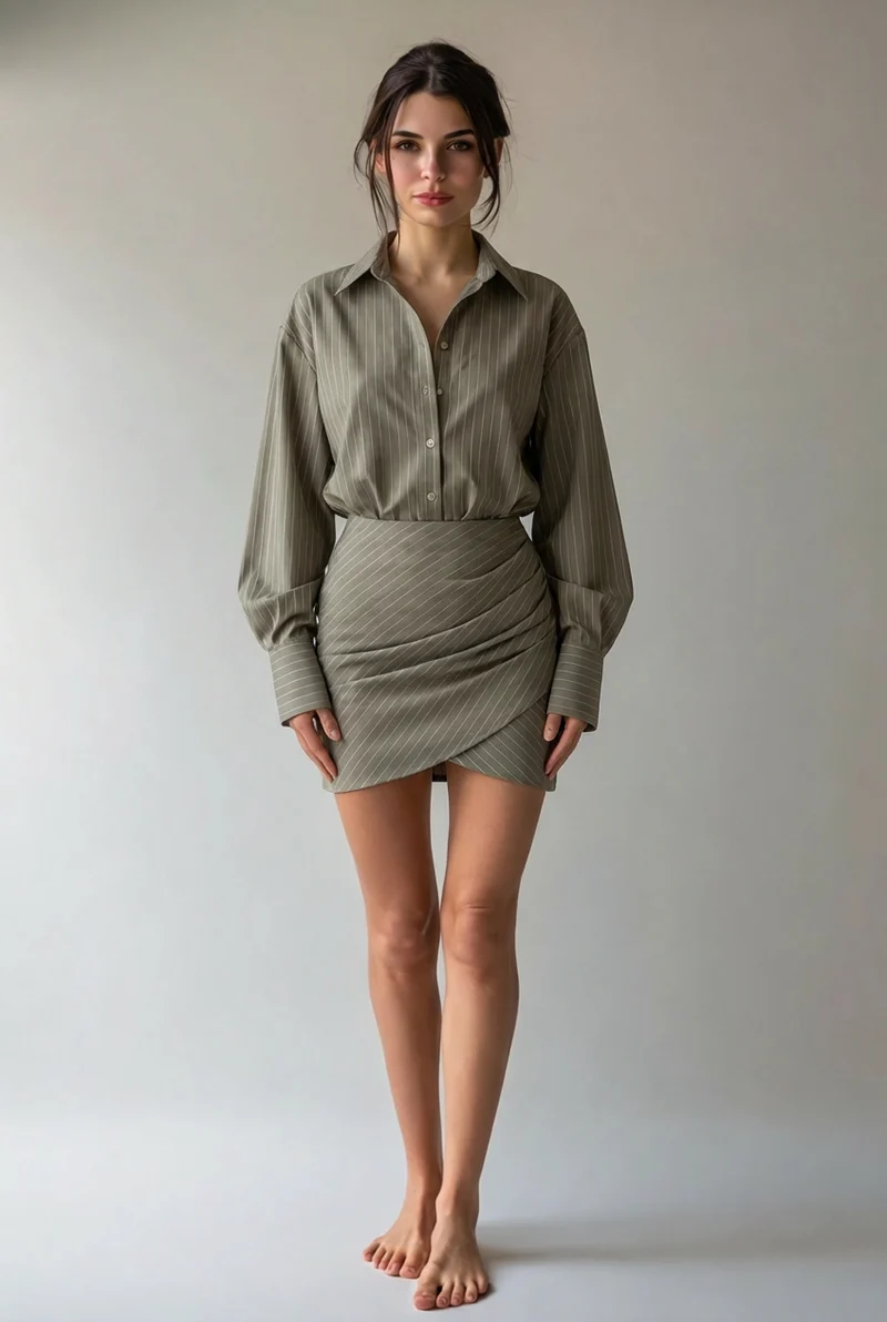 Marija | Damen Kleid Elegant Feminin Modern Zeitlos