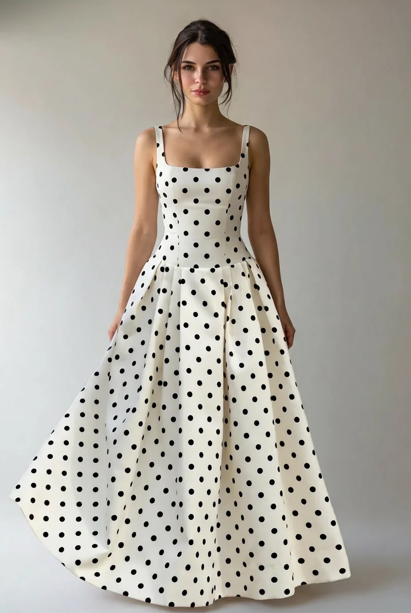 Jelena | Damen Maxikleid Elegant Fließend Festlich