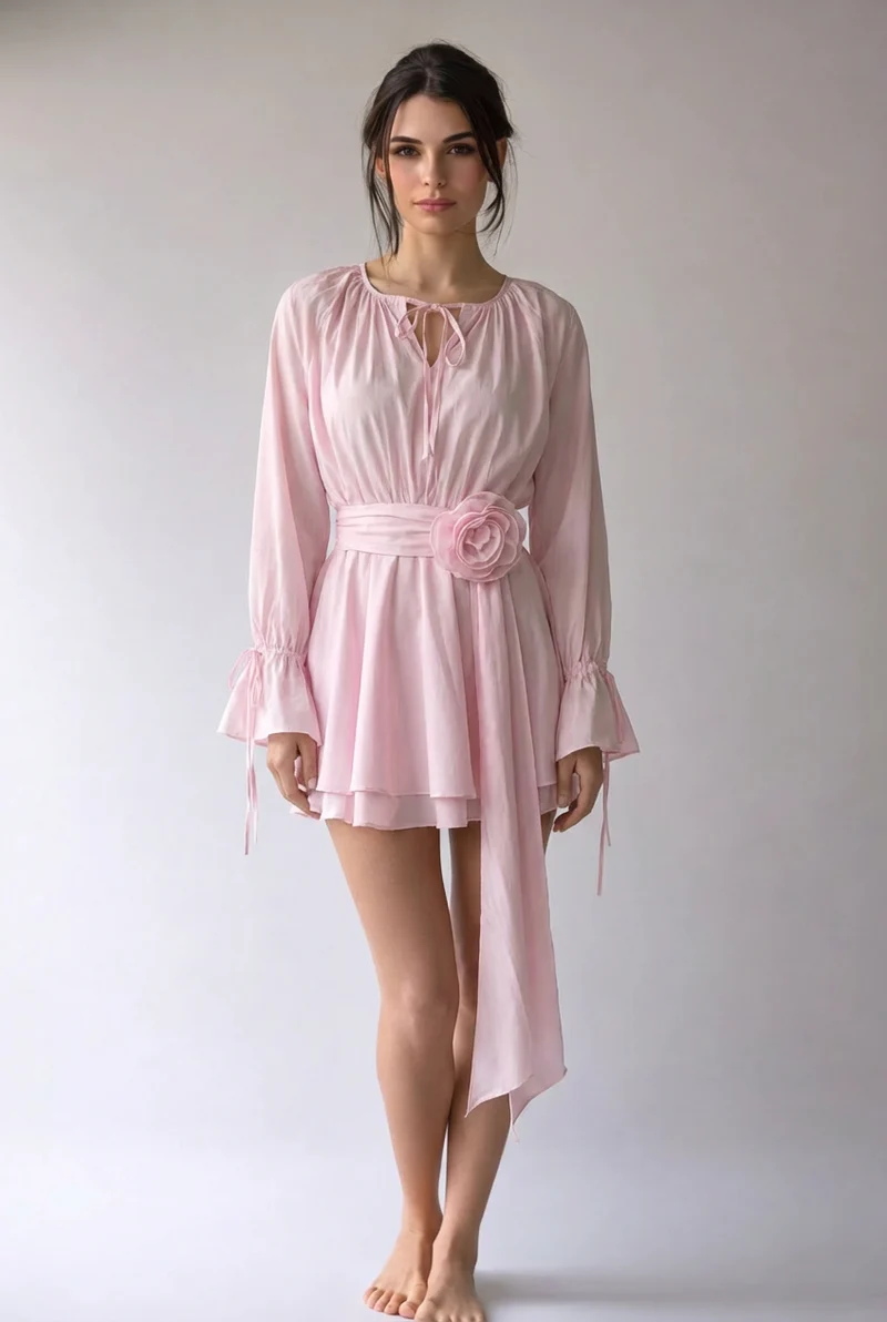 Svetlana | Damen Minikleid Modern Frisch Selbstbewusst