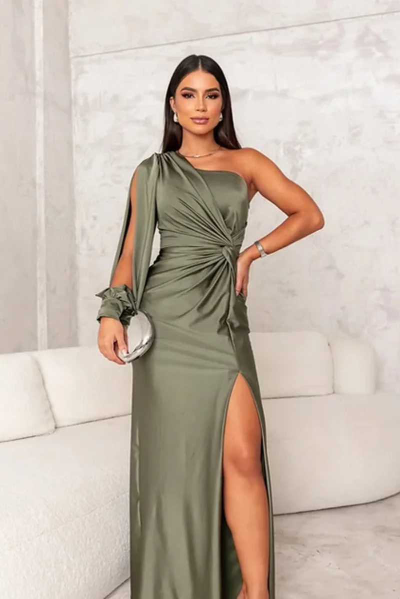 Theresa | Elegantes Abendkleid mit Ein-Schulter-Design