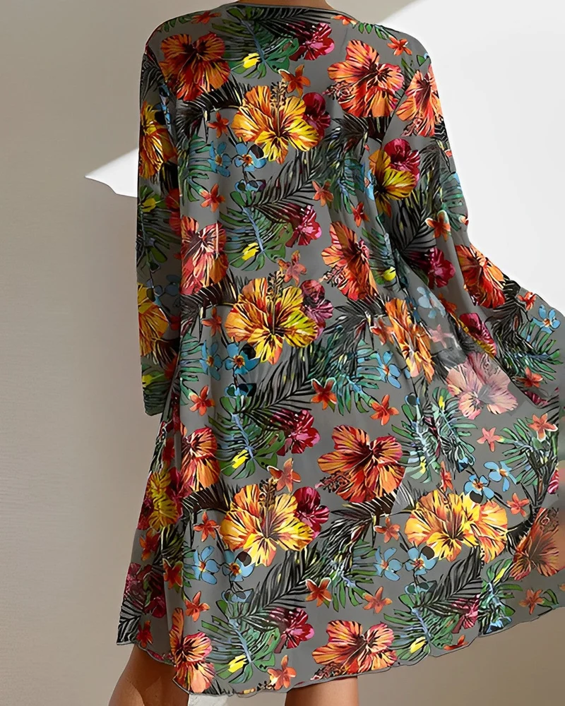 Josefine | Damen Bikini Set Strandkimono Cover-Up Sommer