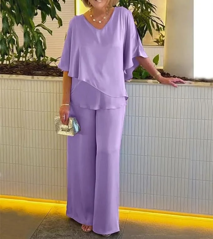 Martha | Damen Komfortables Set Weites Bein – Wide Leg Set Komfort 2026