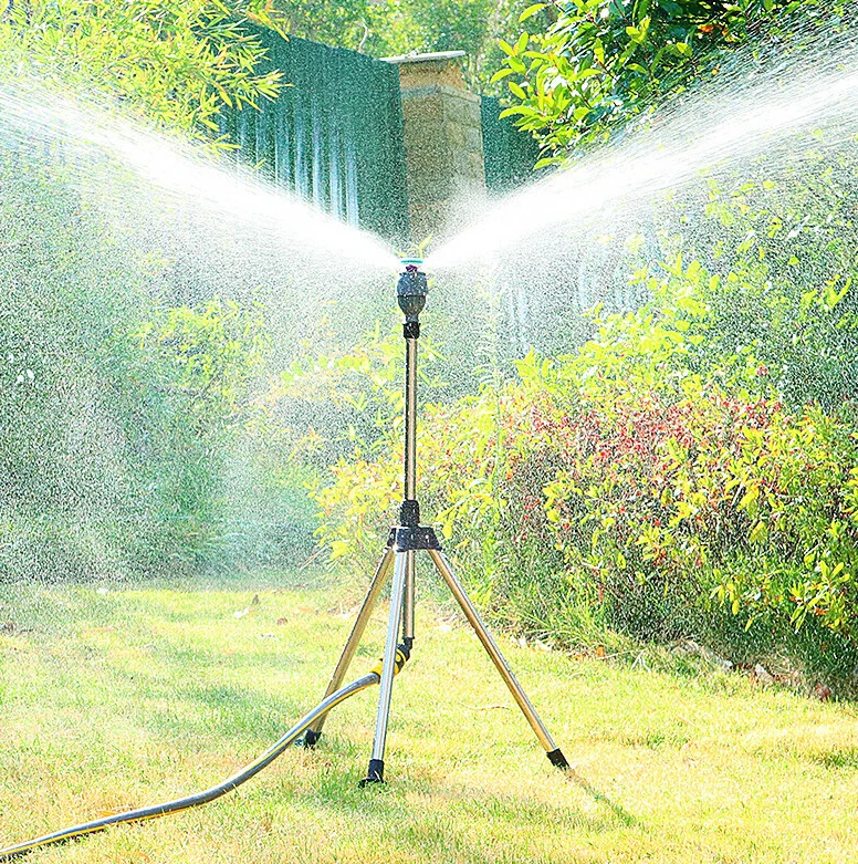 Garten Bewässerungsstativ | Edelstahl Teleskop Sprinkler