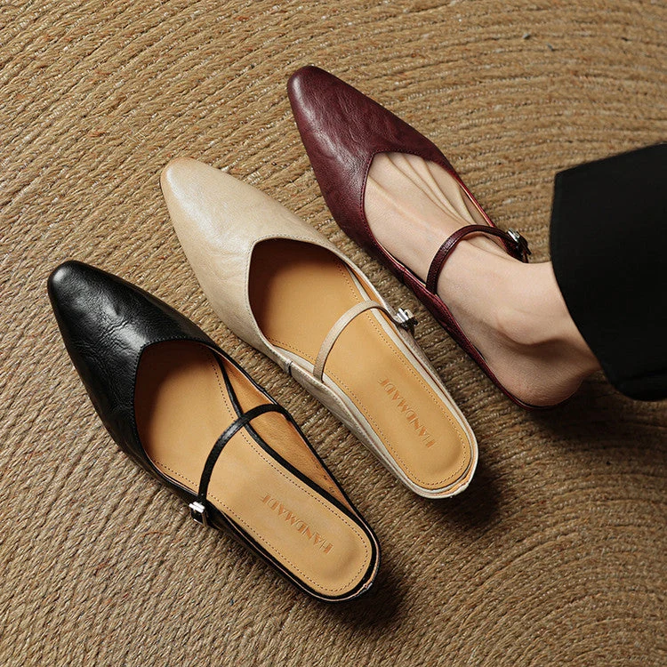 Tanja | Damen Slipper aus Echtem Leder