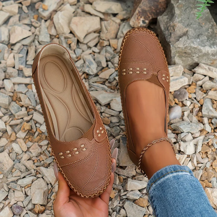 Orthopädische Ballerinas für Damen mit Einlegesohle