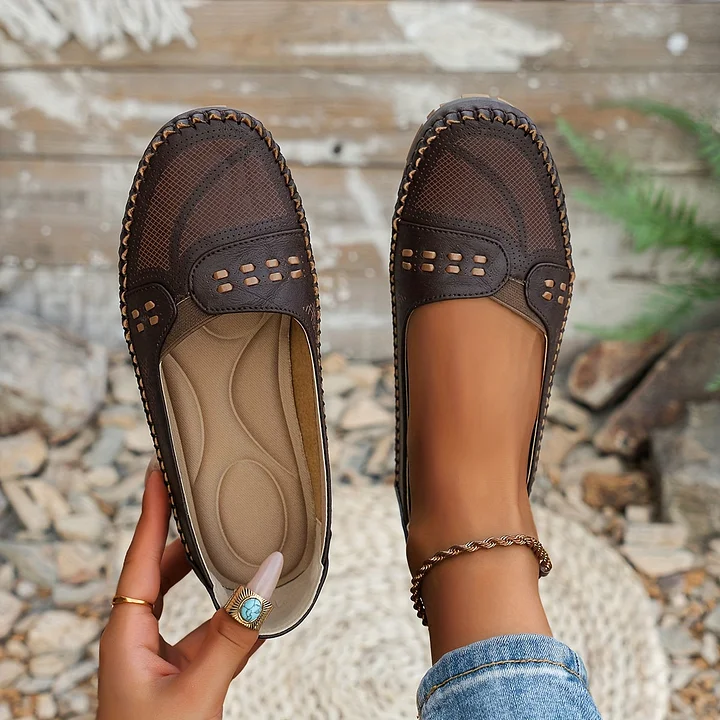 Orthopädische Ballerinas für Damen mit Einlegesohle