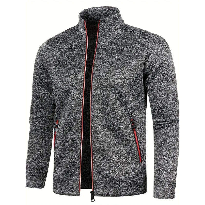 Kasper | Herren Winterjacke mit Reißverschluss und Taschen