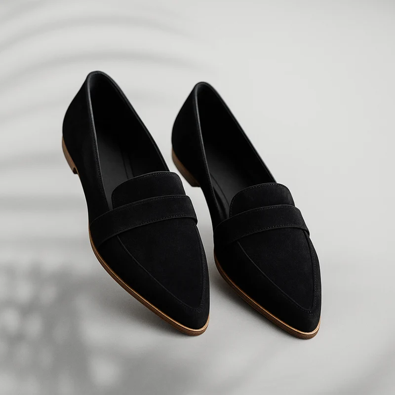 Dorothea | Damen Schlanke Bequeme Zehen-Loafer