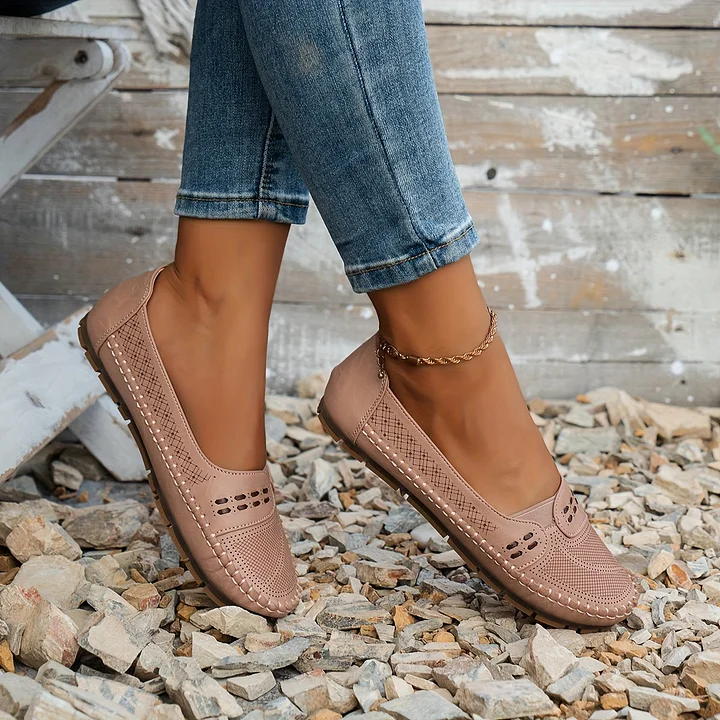 Johanna | Damen Stilvolle Orthopädische Bequeme Slip-On-Schuhe