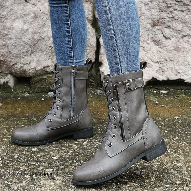 Greta | Damen Orthopädische Winterstiefel mit Schnürung