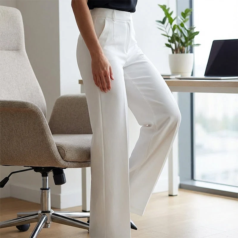 Britta | Damen Anzughose Hohe Taille Business Elegant