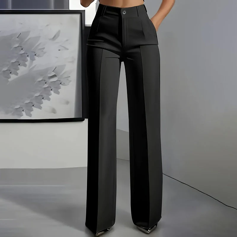 Britta | Damen Anzughose Hohe Taille Business Elegant