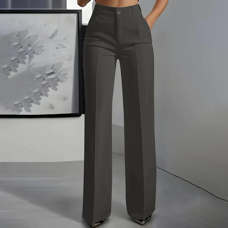 Britta | Damen Anzughose Hohe Taille Business Elegant