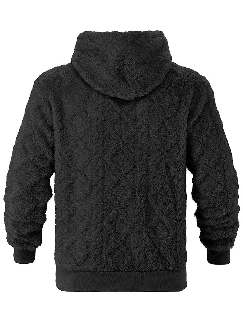 Max | Herren Fleece Hoodie Sport Casual Warm Komfort