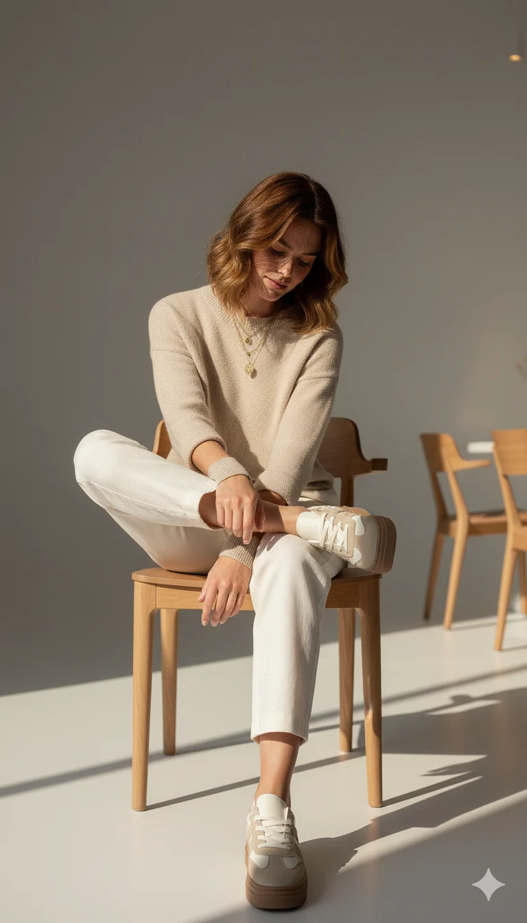 Luna | Damen Chunky Sneaker Streetstyle Komfort Modern