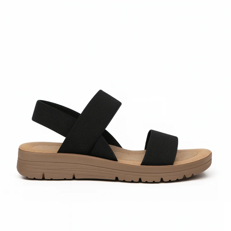 Orthopädische Sandalen für Damen mit Fußgewölbestütze