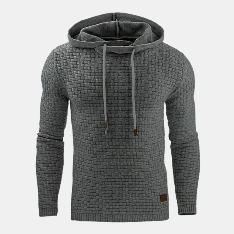 Christian | Herren Kapuzenpullover im Vintage-Stil mit Muster