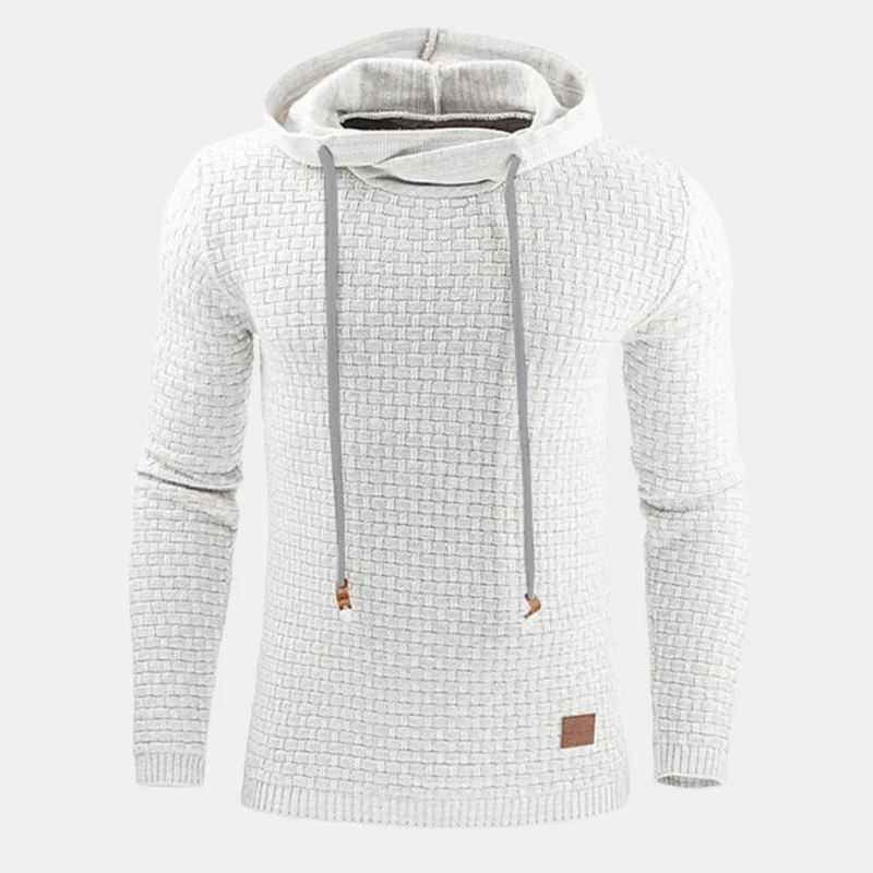 Christian | Herren Kapuzenpullover im Vintage-Stil mit Muster