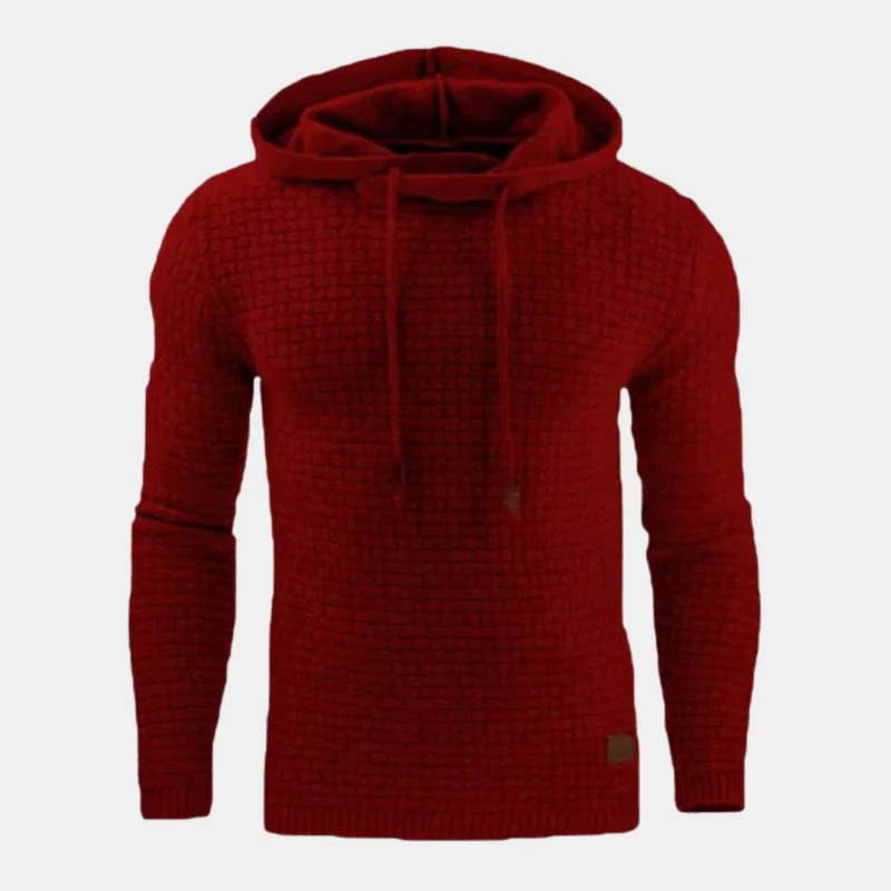 Christian | Herren Kapuzenpullover im Vintage-Stil mit Muster