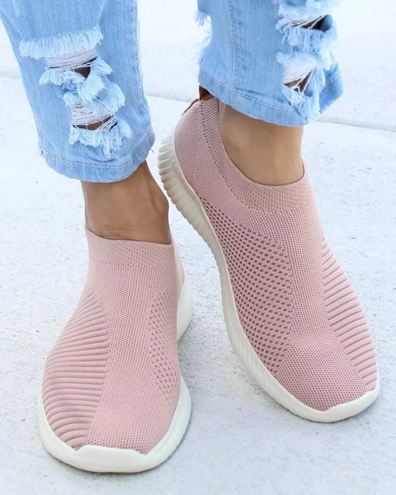 Lena | Damen Slip-On Mesh-Sneaker für Komfort