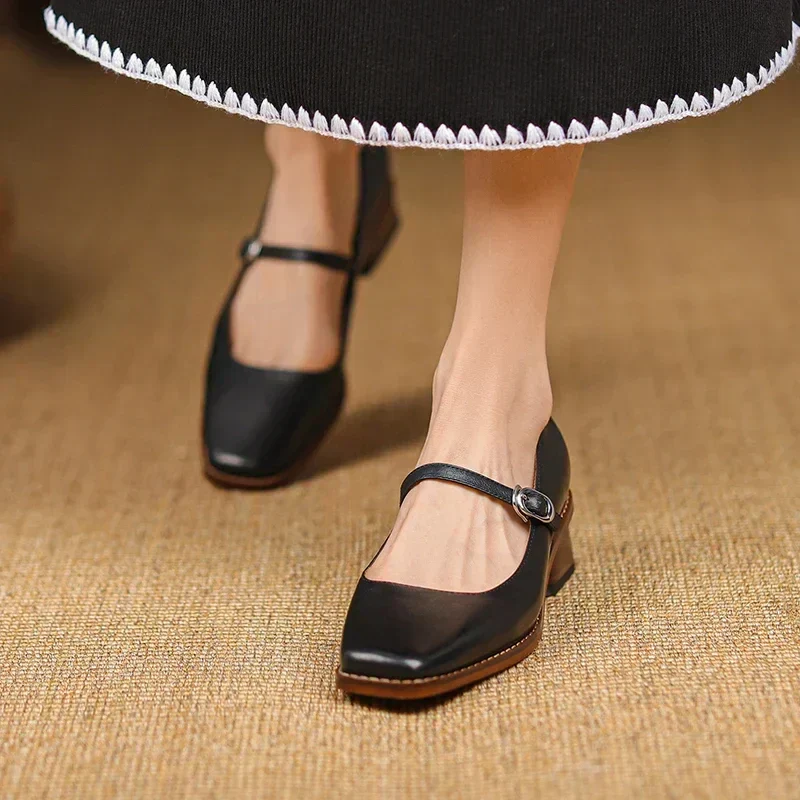 Felicia | Damen Frühlings-Sandalen mit Riemen und Blockabsatz