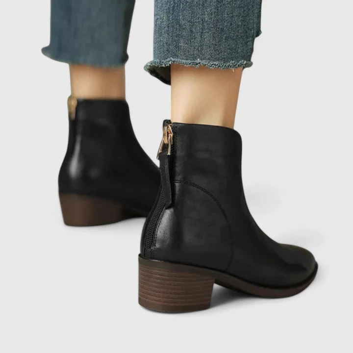 Nicole | Elegante Stiefeletten mit Blockabsatz